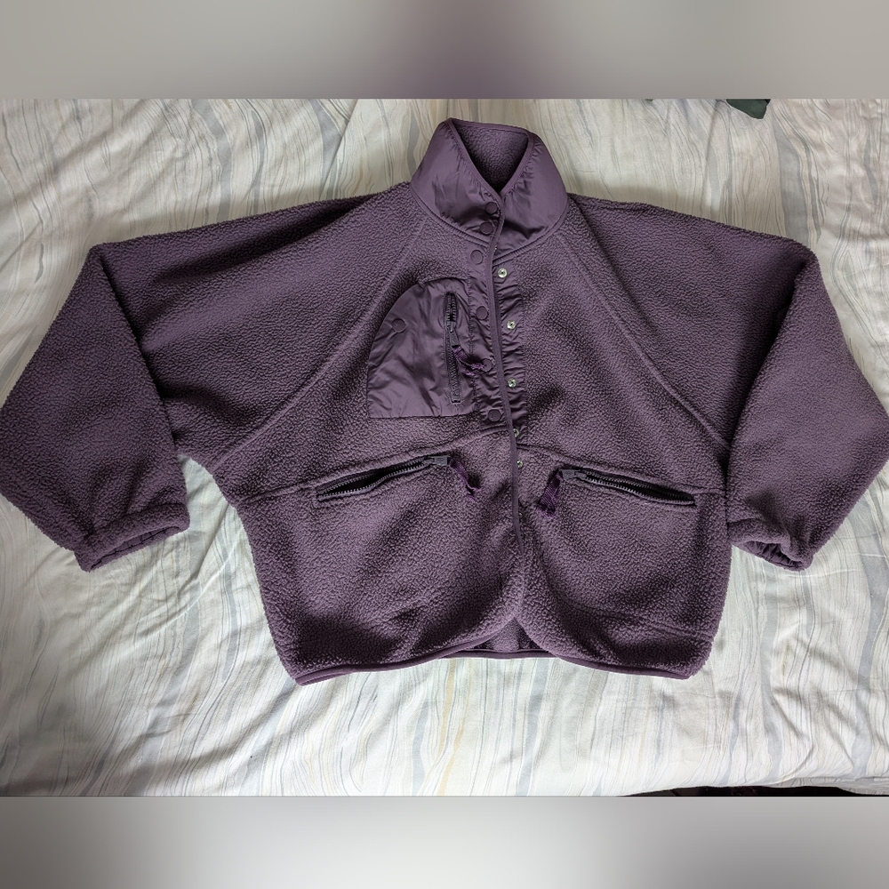 Free People hit the slopes fleece jacket